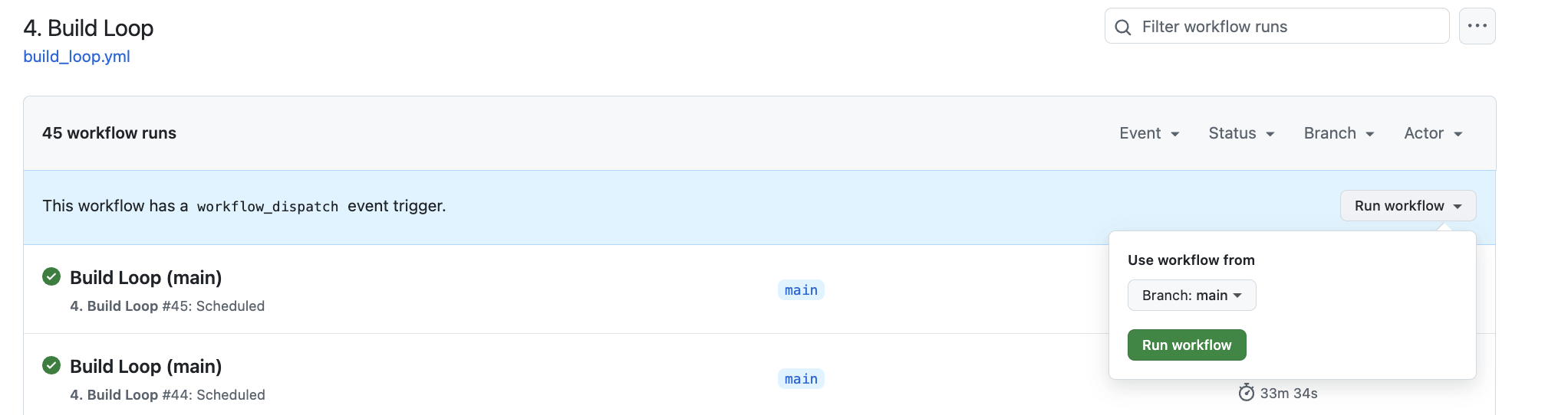Browser Build – Change Default Branch | Loop and Learn